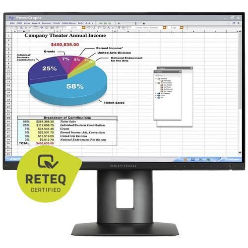 HP Z Display Z24N LED-Monitor Refurbished (sehr gut) 61 cm (24 Zoll) 1920 x 1080 Pixel 16:10 8 ms HDMI®, DVI, DisplayPort, Mini DisplayPort, USB 3.0,