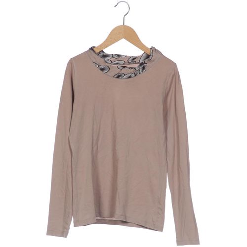 Grüne Erde Damen Langarmshirt, beige, Gr. 34