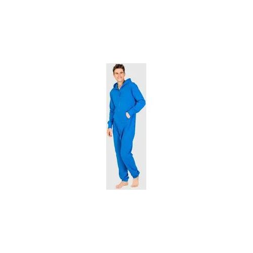 Jumpsuit MONIZ Gr. XXL, EURO-Größen, blau (blau-blau) Baby Overalls Jumpsuit mit kuscheligem Komfort