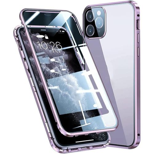 Hülle 360 iPhone 14 Pro Max - Kunststoff - Violett