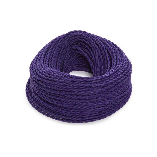 Geflochtenes Kabel 2x0,75 x 1M [SKD-CT275-PURPLE]