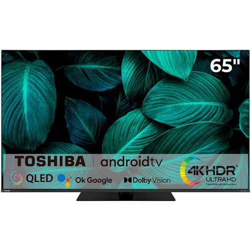 E (A bis G) TOSHIBA LED-Fernseher Fernseher schwarz LED Fernseher