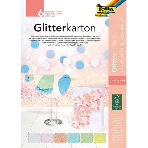 Folia Glitterkarton 