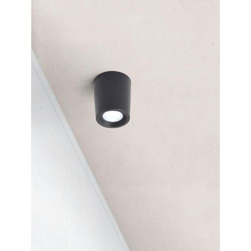 Downlight Livia Ø 6 cm schwarz/gefrostet Kunstharz G9 4.000K