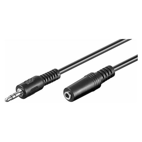 Microconnect - Audio 3.5mm 3m m-f Stereo-Audiokabel 3.5mm Schwarz - Audiokabel (3.5mm, 3.5mm, 3m, Schwarz)