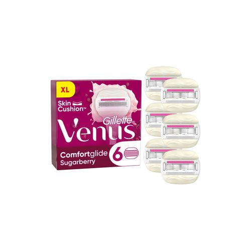 Gillette Venus Rasierklingen »Rasierklingen Comfortglide Sugarberry 6 Stück«, (6 tlg.)