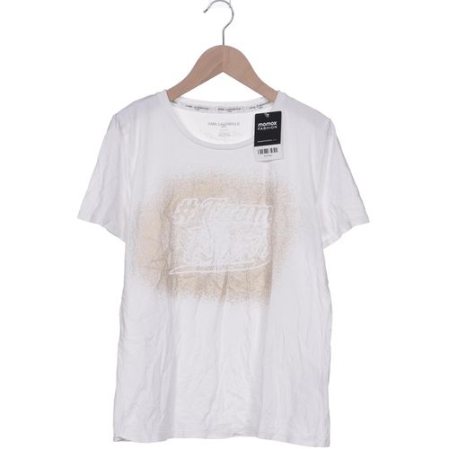 Karl Lagerfeld Damen T-Shirt, weiß, Gr. 36