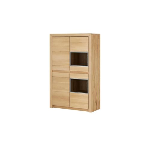 Woodford Vitrine Solano ¦ holzfarben ¦ Maße (cm): B: 99 H: 156 T: 41