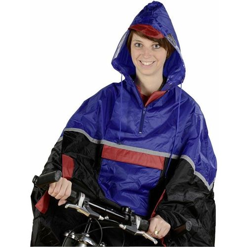 Fischer Fahrrad - Fischer Regenponcho Deluxe mit Reflexmaterial Fahrradzubehör