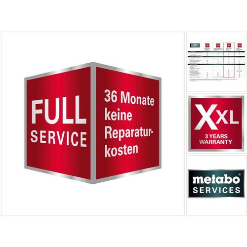 Metabo - Full Service Code Karte 3 Jahre Rundum Schutz ( 144207120 ) Preisgruppe 4