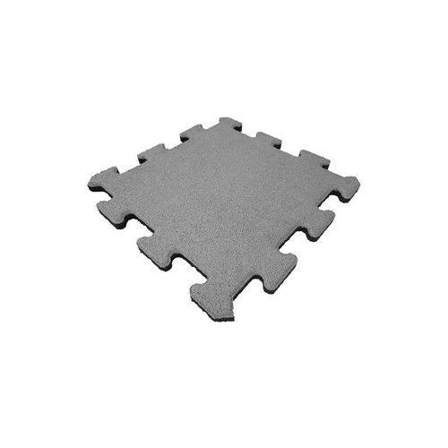 Fallschutzmatte - Puzzle-System - Mittelstück - 50x50cm - 25mm - Grau