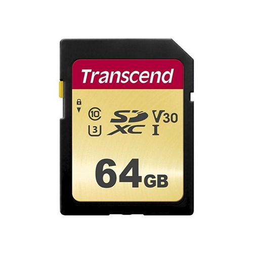 Sd Card 64GB Transcend sdxc SDC500S 95/60 MB/s (TS64GSDC500S)