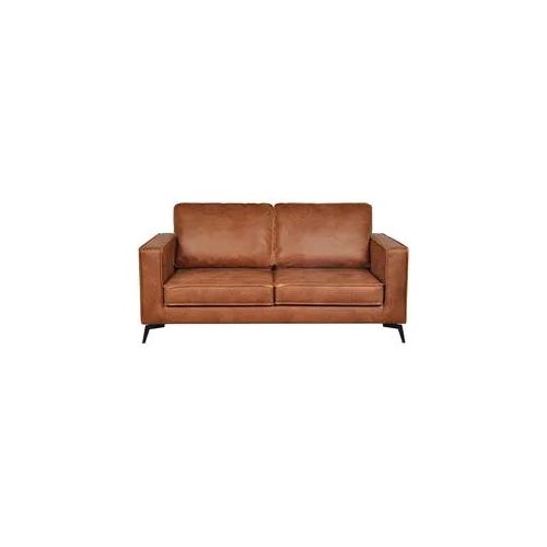 Vintage-Ledersofa 2-Sitzer cognacfarben SONNY