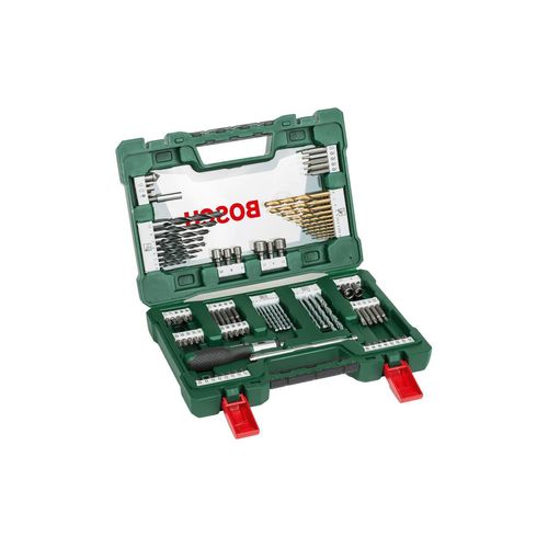 BOSCH Bohrer- und Bit-Set »Bit-Set V-Line«, (91 tlg.)