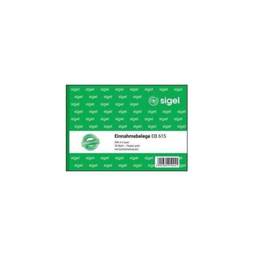 Sigel - Einnahmebeleg din A6 quer 60g/m² 50 Bl. din A6 quer 60g/m² 50 Bl.