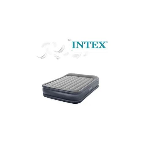 Intex Luftbett 203x152x42 cm mit integrierter Luftpumpe Gästebett