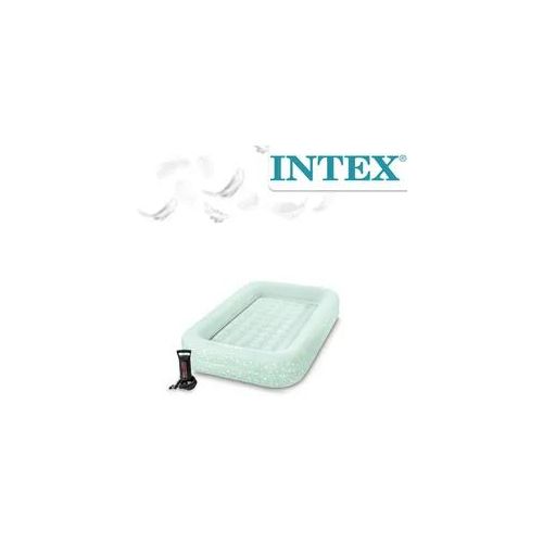 Intex Luftbett Kinder-Reisebett 168x107x25 cm blau mit Sternchen und Pumpe