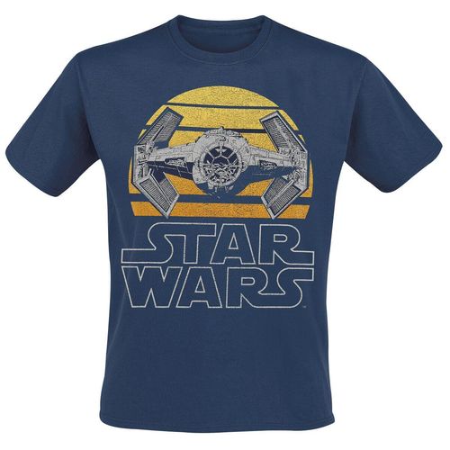 Star Wars Tie Fighter T-Shirt blau in L