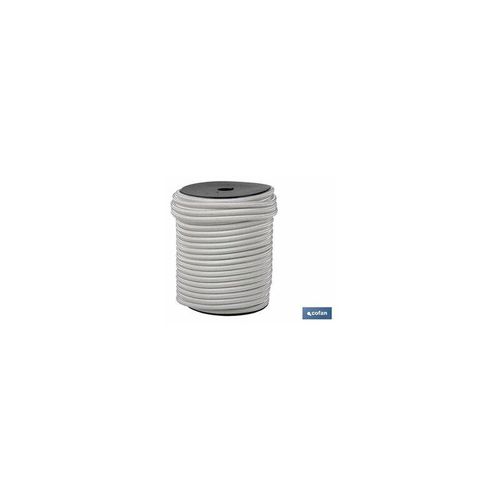 Cofan - Cuerda elastica(latex 1ª) 10 mm 100 mts bco