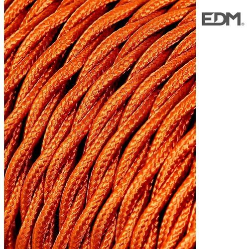 Cable textil trenzado 2x0,75mm C-12 oro seda 25m