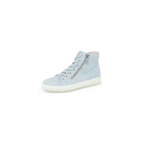 Sneakers schaaps­nappaleer rubberzool Gabor blauw