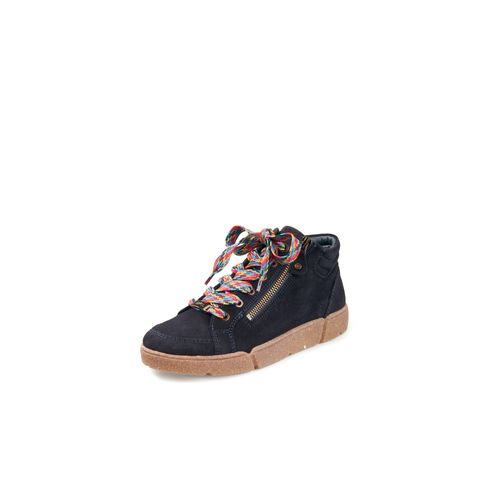 Sneakers Rom High Soft kalfsleer ARA blauw