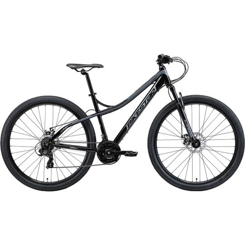 Mountainbike BIKESTAR Fahrräder Gr. 46cm, 29 Zoll (73,66cm), schwarz für Damen und Herren, Kettenschaltung