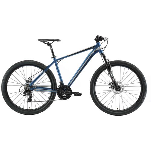 Mountainbike BIKESTAR Gr. 46, blau, Fahrräder, 46cm, 27,5 Zoll (69,85cm), für Damen und Herren, Kettenschaltung