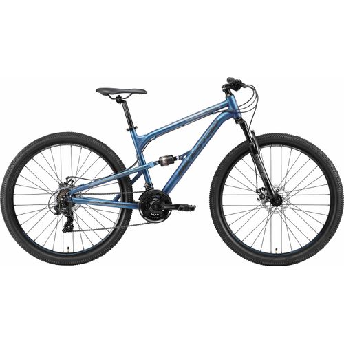 Mountainbike BIKESTAR Fahrräder Gr. 45cm, 29 Zoll (73,66cm), blau für Damen und Herren, Kettenschaltung