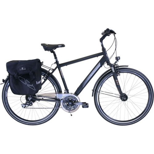 Trekkingrad PERFORMANCE Fahrräder Gr. 52cm, 28 Zoll (71,12cm), schwarz für Herren, Kettenschaltung