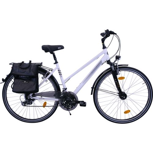 Trekkingrad PERFORMANCE Fahrräder Gr. 48cm, 28 Zoll (71,12cm), weiß für Damen, Kettenschaltung