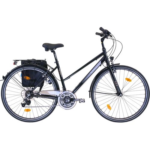 Trekkingrad PERFORMANCE Fahrräder Gr. 48cm, 28 Zoll (71,12cm), schwarz für Damen, Kettenschaltung