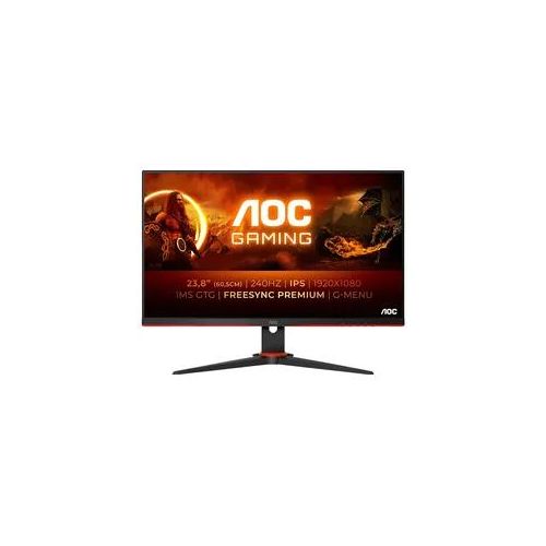 AOC 24G2ZE/BK 24 Zoll Full-HD Gaming Monitor (0,5 ms Reaktionszeit, 240 Hz)