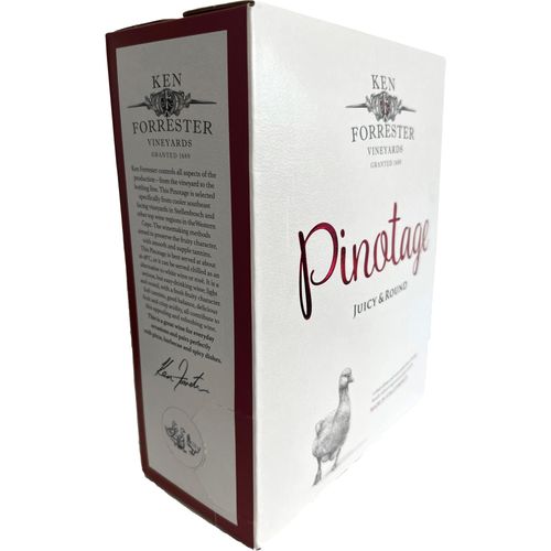 Ken Forrester Pinotage, W.O. Western Cape, Bag in Box 3L, Western Cape, 2022, Rotwein