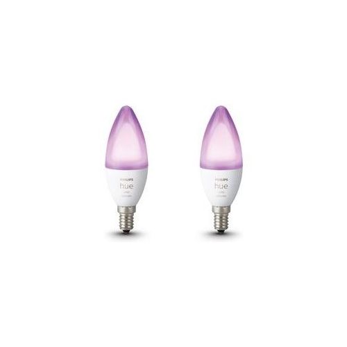 Philips Hue White & Color Ambiance E14 2er-Pack - Weiß