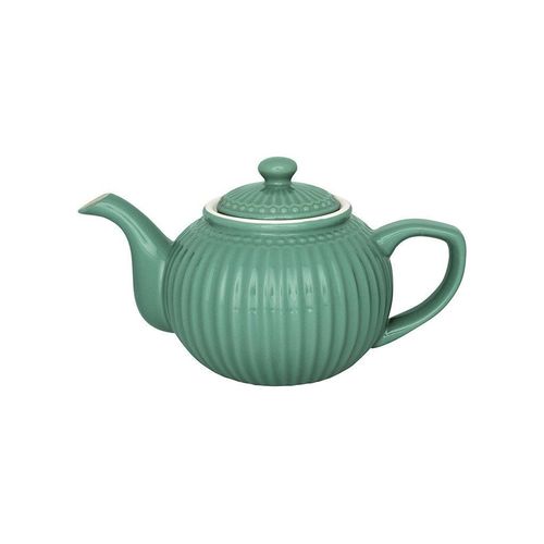 GreenGate Teekanne Alice, dusty green