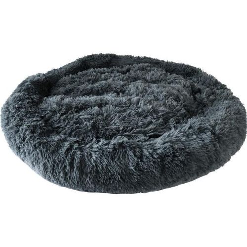 Hundebett Jimmy flauschig anthrazit 100 x 18 cm Hunde Bett Kissen Schlafplatz