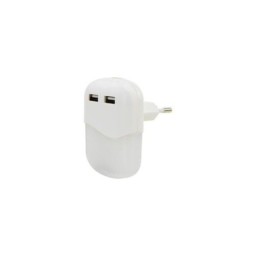 NL15AC + 2USB, Nachtlicht weiß