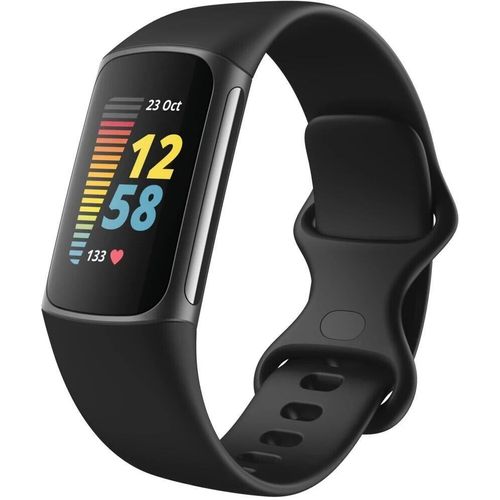 Fitbit Charge 5 Fitness Tracker, Graphit/Schwarz