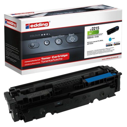 edding Toner EDD-2215 cyan kompatibel zu HP 415X (W2031X)