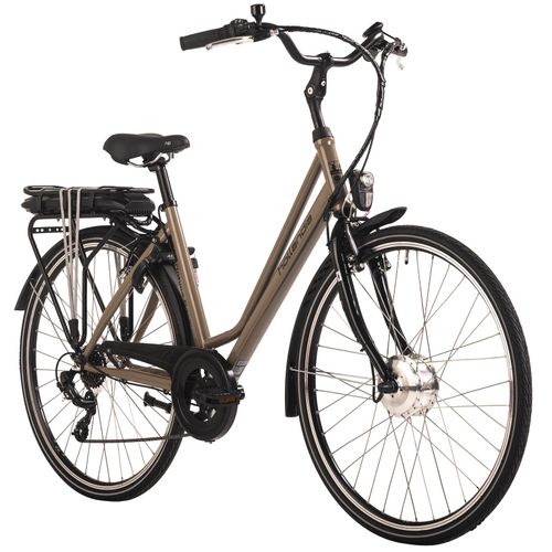 Hollandia E-Citybike Damen 28'' Optima Basic Braun 7 Gänge