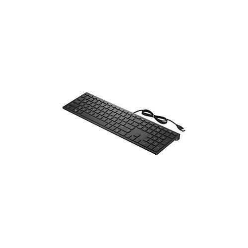 HP Pavilion 300 - Tastatur - USB - Deutsch - Jet Black - für Pavilion 24, 27, 590, 595, TP01