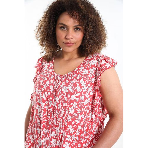 Paprika Bluse in Rot - 54