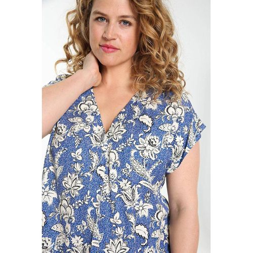 Paprika Bluse in Blau - 44