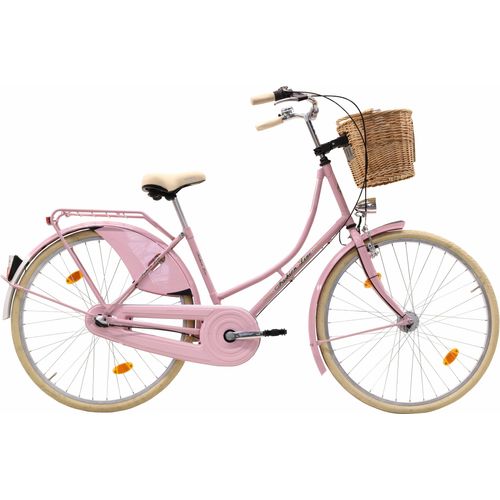 Hollandrad FASHION LINE Fahrräder Gr. 45 cm, 28 Zoll (71,12 cm), rosa Bestseller Fahrräder für Damen, Nabenschaltung
