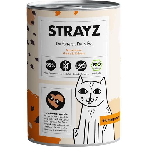 STRAYZ Bio Gans & Kürbis 6x400g