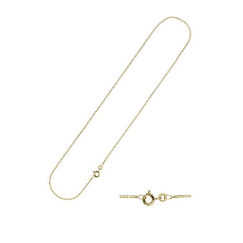 Goldkette JOBO Halsketten Gr. Gelbgold 333, L: 40cm, goldfarben (gelbgold 333) Damen Panzerkette 333 Gold 40 cm 1,7 mm