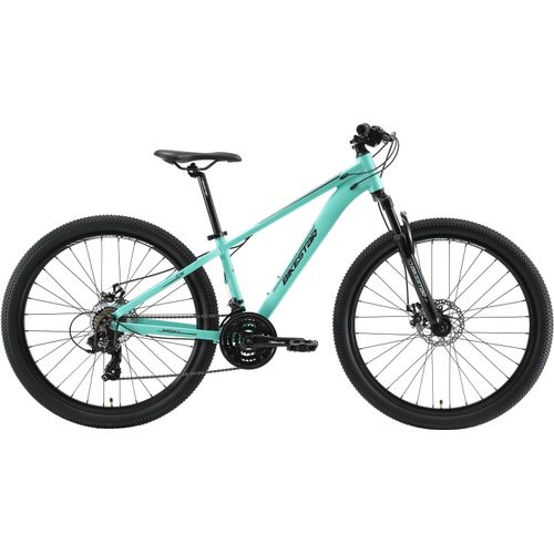 Mountainbike BIKESTAR Fahrräder Gr. 36cm, 27,5 Zoll (69,85cm), grün für Damen und Herren, Kettenschaltung