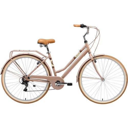 Cityrad BIKESTAR Gr. 46, braun, Fahrräder, 46cm, 28 Zoll (71,12cm), für Damen, Kettenschaltung