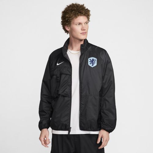 Niederlande Nike Halo Fußballjacke (Herren) - Schwarz